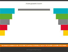 Tablet Screenshot of hookupsearch.com